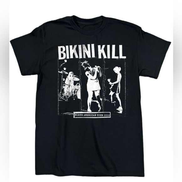 Fruit of the Loom Other - KATHLEEN HANNA 2024 Rebel Girl Tour T-Shirt Bikini Kill Youth Large /womens S